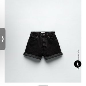 ZARA Mom Fit Denim Shorts